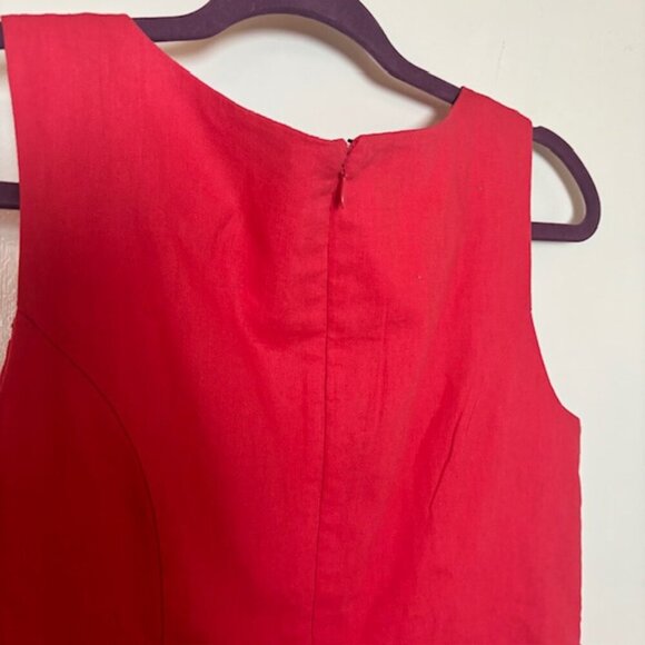Talbots Sleeveless Linen Shift Dress - Size 8 - Picture 4 of 6